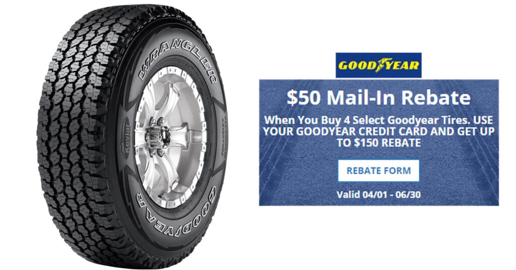 Available Tire Rebates May 2020