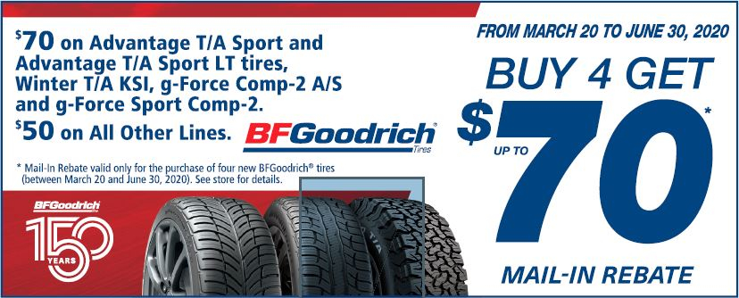 Bfgoodrich Tires Available From Active Green Ross