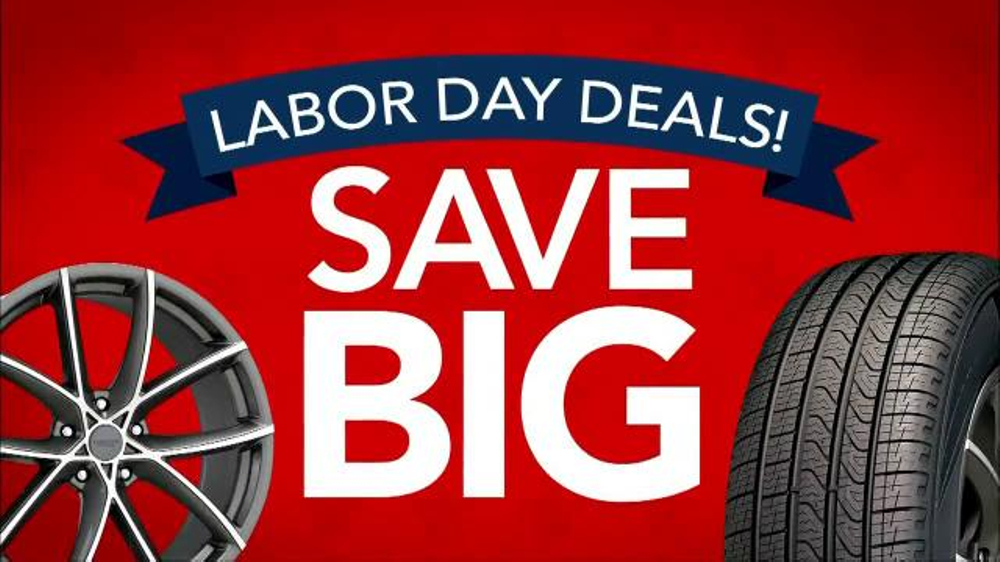 Discount Tire Labor Day Deals TV Commercial VISA Prepaid Cards 