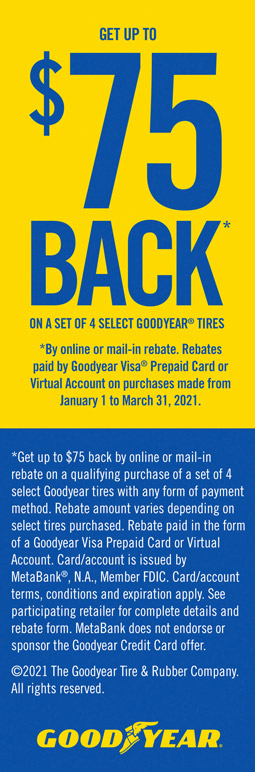 Goodyear Get Up To 75 Back Tire Outlet