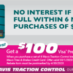 Mavis Discount Tire Credit Card