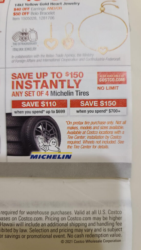 Michelin Tire Purchase Question Just Purchased 4 New Michelin Tires 