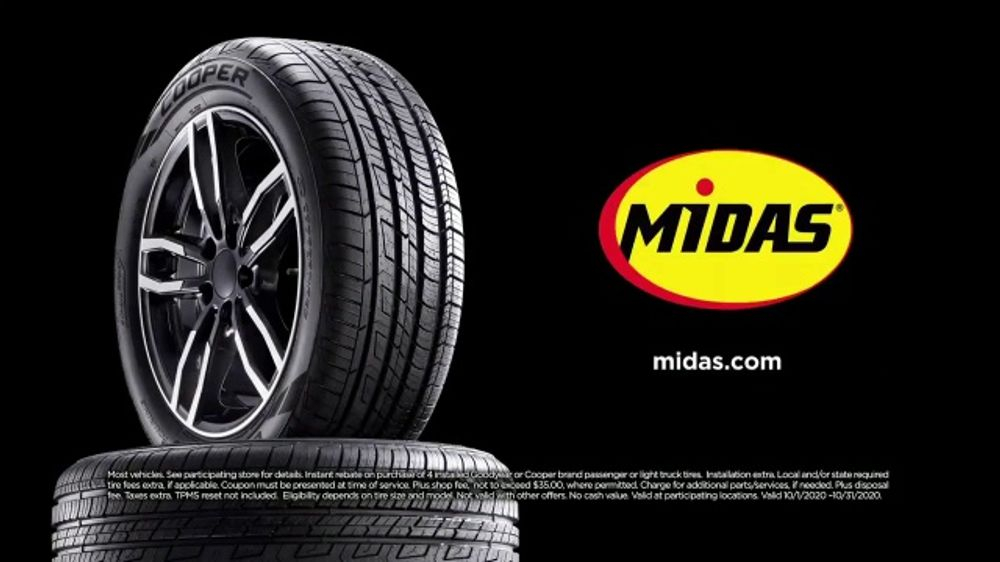  Midas TV Commercial Waiting To Explore Buy Three Cooper Tires Get 
