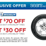 Sears Michelin Tires Coupons