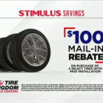Tire Kingdom Stimulus Savings Event TV Commercial Mail in Rebate