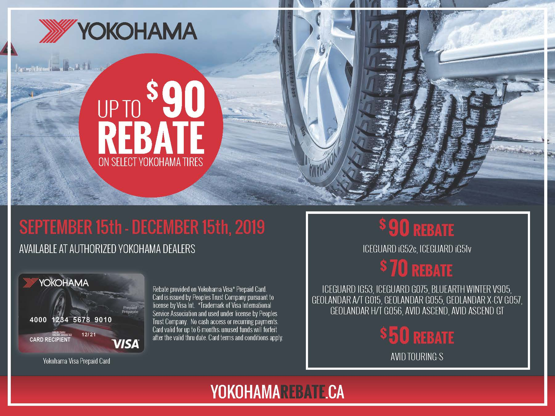 AutoCare Signature Tire Yokohama Winter Tire Promotion AutoCare Signature Tire Yokohama Winter Tire Promotion