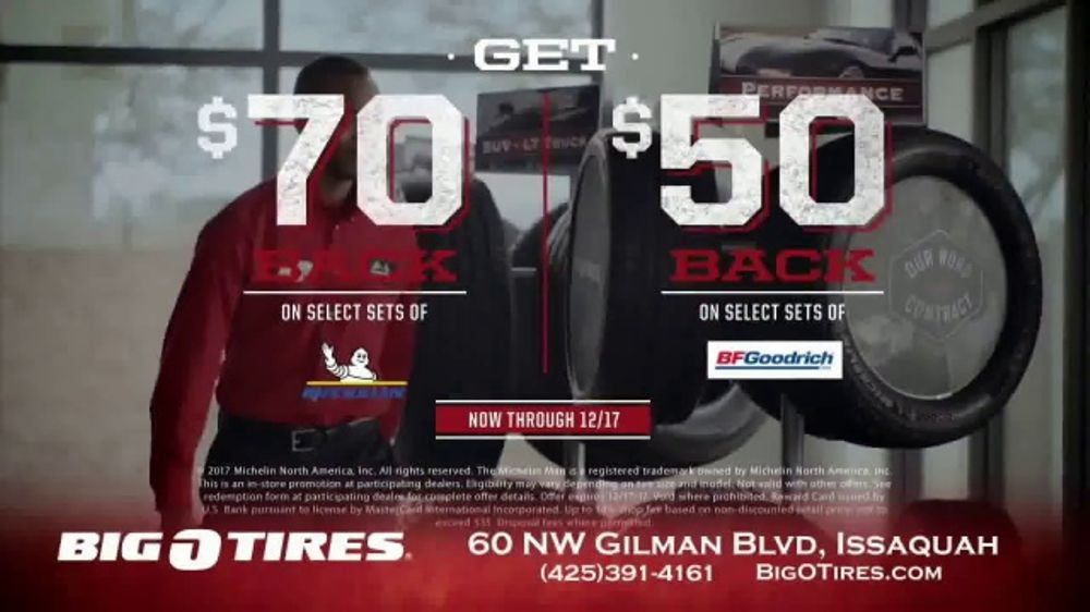 Big O Tires TV Commercial Pre Paid Card And Mail In Rebates ISpot tv