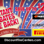 Discount Tire Centers Instant Rebates Are Back YouTube