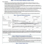 Printable Michelin Rebate Form 2021 Printable Rebate Form