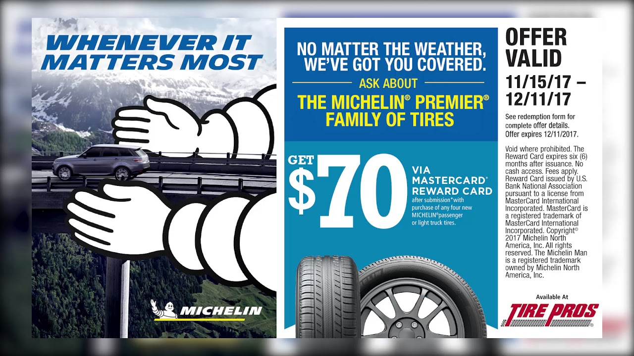 Settle Tire Pros Michelin Rebate YouTube Settle Tire Pros Michelin Rebate YouTube