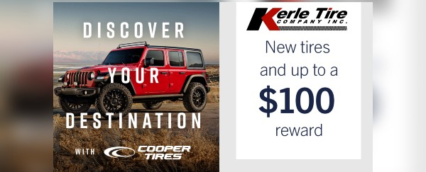SPONSORED Cooper Tire Summer Rebate Continues At Kerle Tire Company 