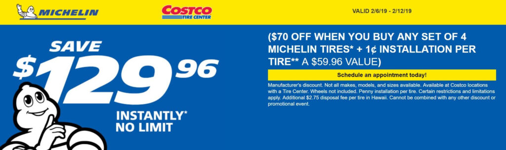 This Costco Tire Discount Offers Savings Up To 130