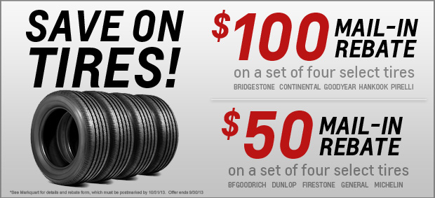 Tire Specials In Eau Claire And Chippewa Falls Service Rebates