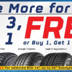 Buy 3 Get 1 FREE Promo GOODYEAR Goodyear Small Business Marketing