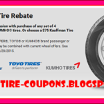 Cooper Tire Rebate And Coupons January 2021