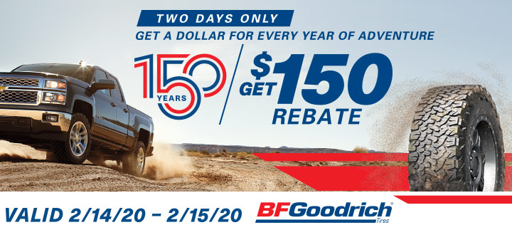 Deals On BFGoodrich Tires Find Promotions Rebates For BFGoodrich 
