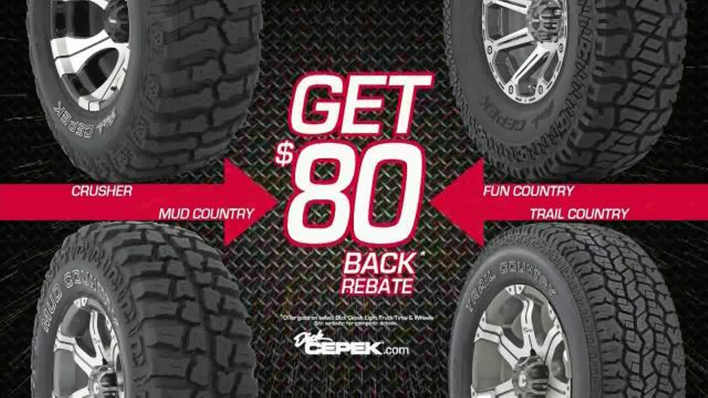 Dick Cepek Tires Wheels TV Commercial Cash Back Rebate ISpot tv