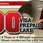 Discount Tire 100 Prepaid Visa Card Rebate With Tire Purchase
