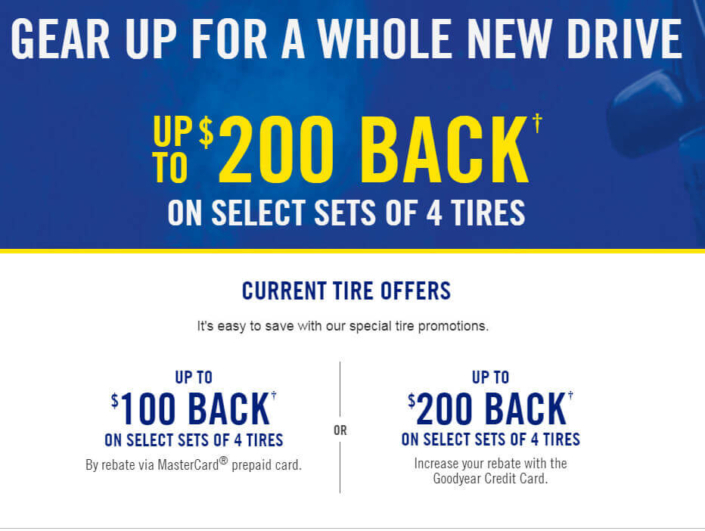 Get Up To 200 Back On Select Set Of 4 Goodyear Tires Kubly s Automotive