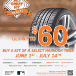 Get Up To 60 When You Buy A Set Of 4 Select Hankook Tires Kubly s