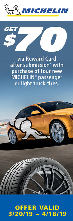 Michelin Get 70 Reward Card Berger Tire Center Grand Rapids Michigan