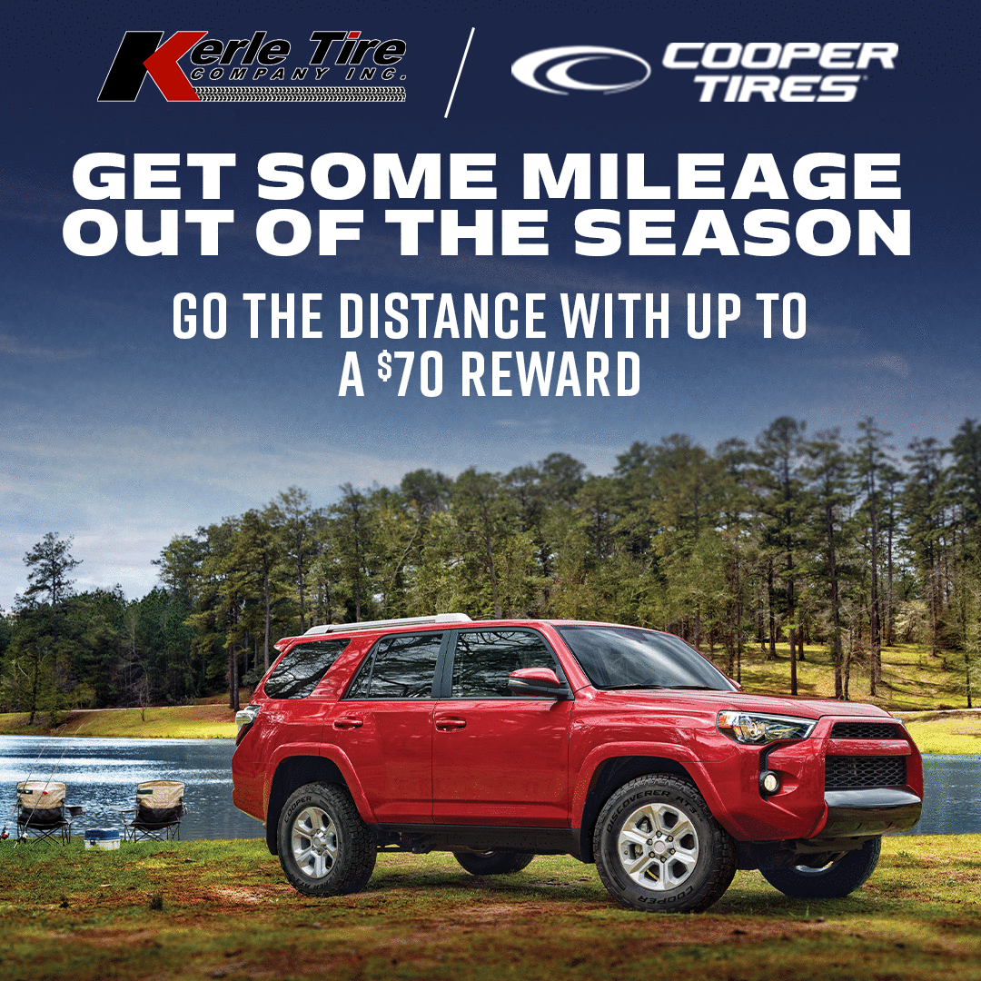 SPONSORED Cooper Tire Spring Rebate Kicks Off On Thursday At Kerle SPONSORED Cooper Tire Spring Rebate Kicks Off On Thursday At Kerle