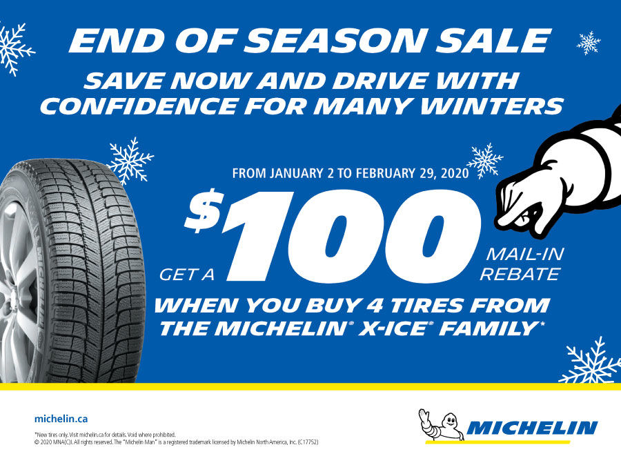 White Rock Honda 100 Rebate On A Set Of Michelin Winter Tires