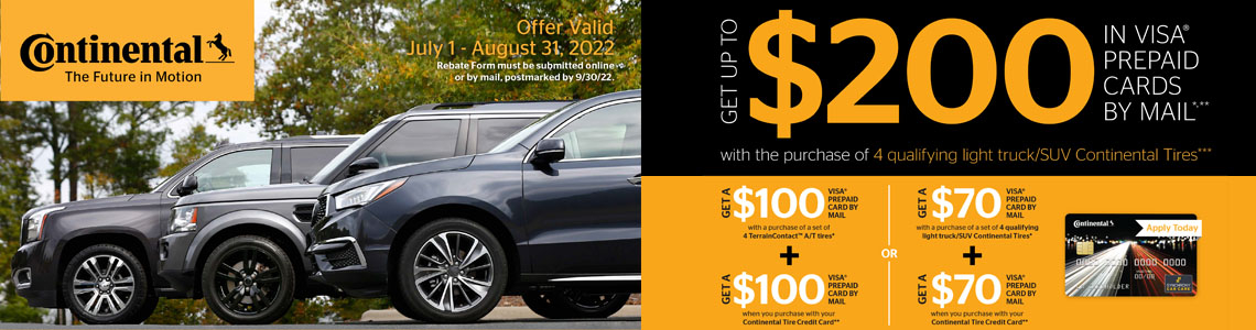 Continental Tire July August 2022 Rebate Tires Easy Continental Tire July August 2022 Rebate Tires easy