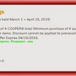 Cooper Tire Rebate And Coupons July 2022