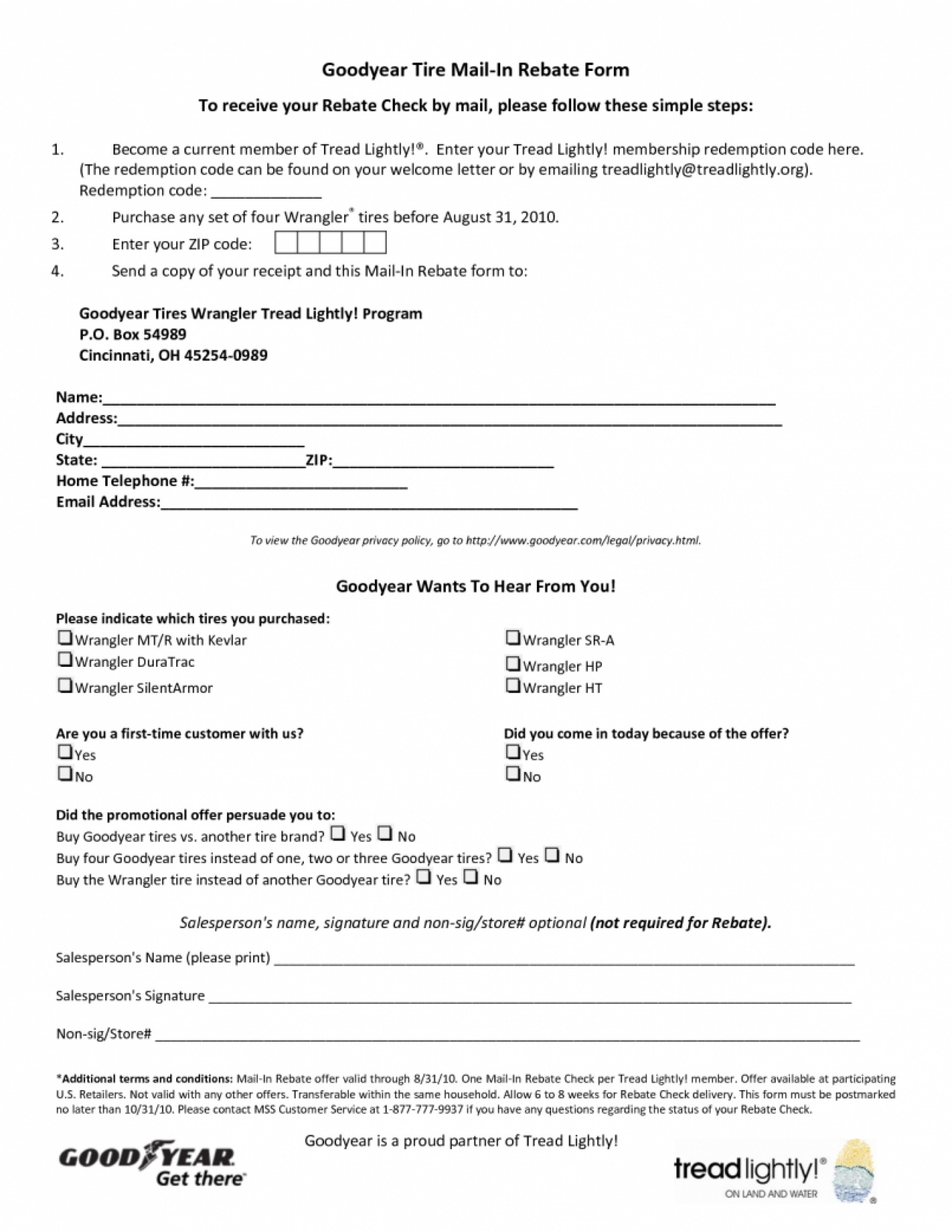 Goodyear Tire Rebate Form December 2017 Universal Network Goodyear Tire Rebate Form December 2017 Universal Network
